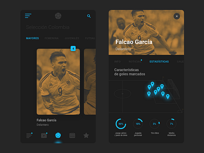 FCF // UI Design concept adobe xd colombia interface design lifting up rusia 2018 ui ux web design