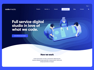 CODE Labs Website illustration ui ux web webdesign