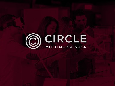 Circle-multimedia shop brand design brandidentity design graphic graphic design graphic design graphicdesign identity logo vector