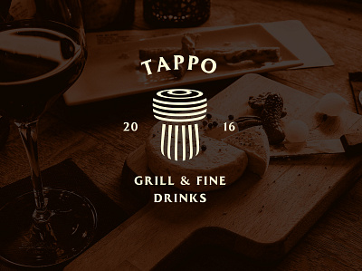 Tappo-grill & fine drinks brand design brandidentity branding design graphic graphic design graphic design graphicdesign identity logodesign