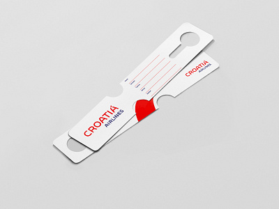 Croatia Airlines-Luggage marker airlines brand design brandidentity branding clean croatia design graphic graphic design graphicdesign identitydesign