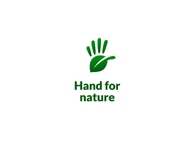 Hand for nature brand design brandidentity branding clean design graphic design graphic design graphicdesign identity logo
