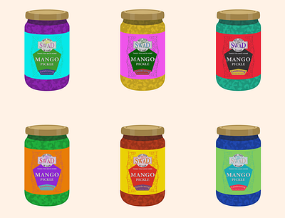 Mango Pickle graphic design illustration mango pickle pop art warhol