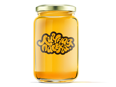 Honey for momy bee cartoon honey icon id illustration label lettering logo sweet vector yellow