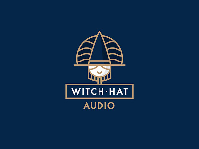 Witch Hat Logo audio branding cartoon character design hat icon id illustration logo mascot night vector witch