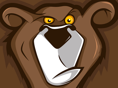 Bear hmmm animal bear character face graphicdesign illustration mascot vector wild