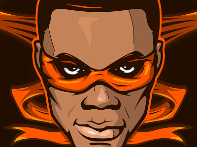 Faces. Russell Westbrook basketball cartoon character design face illustration man mascot mask nba play portrait russell westbrook strong vector