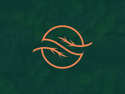S and Leaf golden ratio logo herb logo herbal leaf letter s letter s and leaf logo logo design minimal logo design nature logo plant logo unused