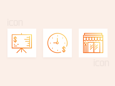 Icon app finance icon icons set