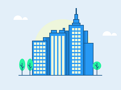 City building city design illustration