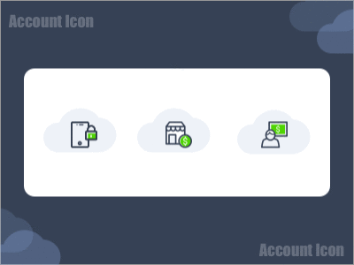 Account Icon account app finance icon icons set
