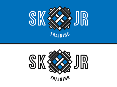 Training Logo branding gym illustration logo training typography weights