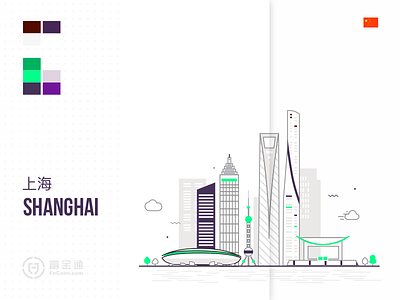 Shanghai illustration china color scheme illustrations sketch wacom