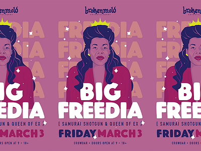 Big Freedia Poster big concert flyer freedia music poster