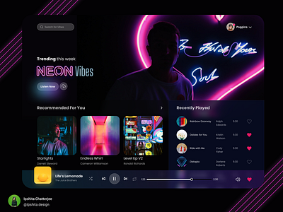 Neon Music Player