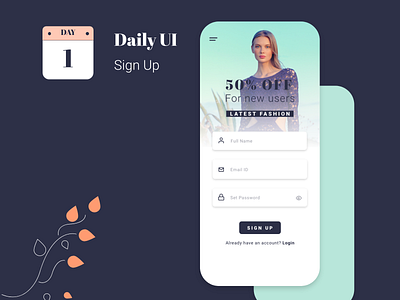 Daily UI - Day 1 - Sign Up