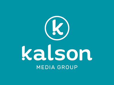 Kalson Media Group branding logo logomark media typogaphy