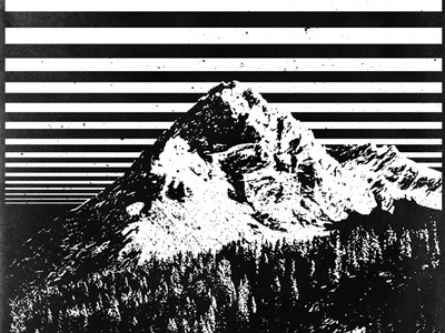 Landscape bw landscape mountain