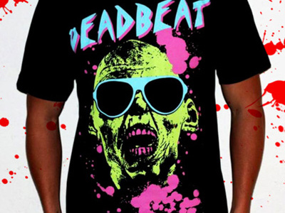 Teen Zombie dead sunglasses t shirt teenager zombie