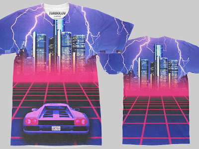 Motor City allover sublimation T-shirt allover car city design digital futuristic grid print sublimation t shirt