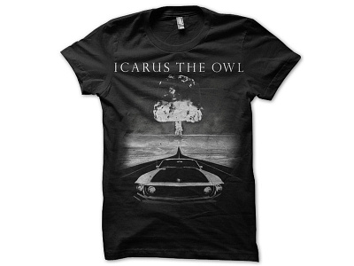 Icarus the Owl band design graphic merch rock t shirt