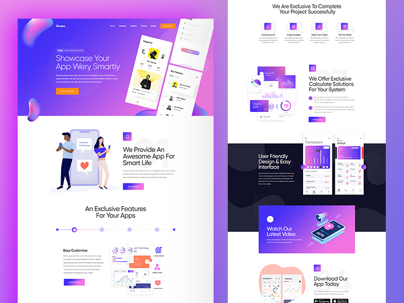 Digital Marketing PSD Template by Masud ~ UI/UX Designer on Dribbble