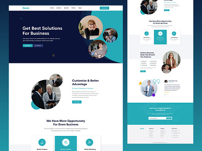 Agency Figma Template agency business clean corporate creative design landing page personal ui ux