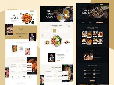 Restaurants PSD Template booking clean creative design foods hotel illustration modern res restaurant ui ux