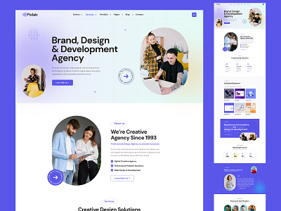 Digital Web Design & Development Agency agency creative design graphic design template ui ux web design