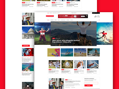 New & Blog PSD Template