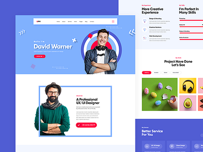 Personal Portfolio PSD Template