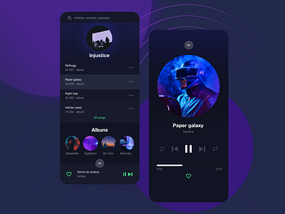 Music app app branding cyber cyberpunk design layout mockup music prototype ui uidesign ux uxdesign web