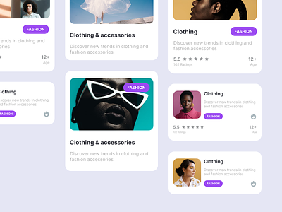 Card Components branding card component design designsystem fashion figma grid system ui uidesign ux web