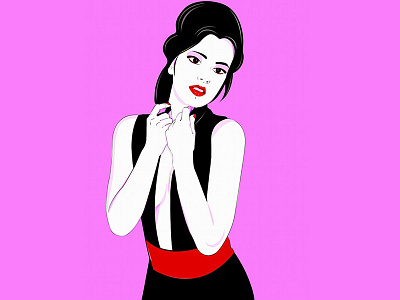 Pretty Girl... girl illustration pretty vector