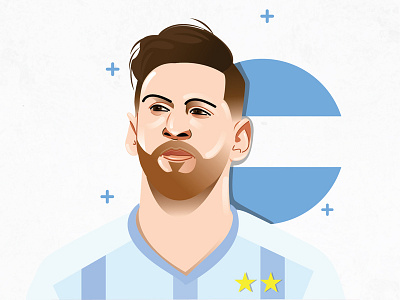 Lionel Messi Illustration