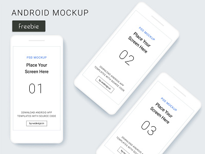 Android Mockups - Freebie