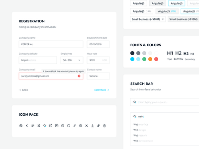 UI Specification for CODITT guidelines product design styleguide ui ux