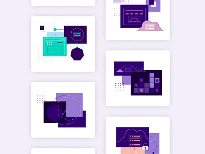 Illustrations for Product Pages concept illustration mesosphere product page website