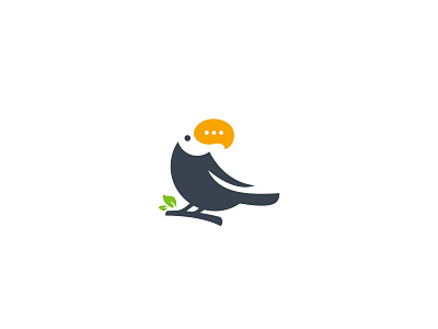 Parrot Message animal animal logo animals chat creative design flat illustration logo mascot mascotlogo message minimal papagan parrot vector