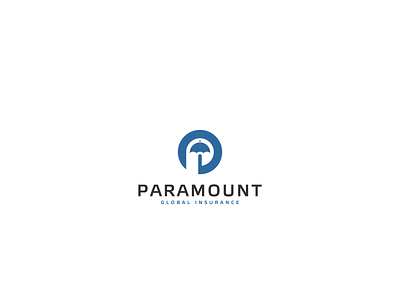 Paramount Global Insurance6 branding business design flat insurance insurance logo letter lettermark logo logodesign logotype minimal p umbrella vector
