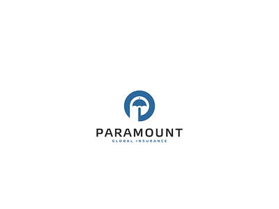 Paramount Global Insurance6 branding business design flat insurance insurance logo letter lettermark logo logodesign logotype minimal p umbrella vector