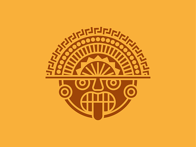 The Aztecs aztec aztecs design face flat historical history icon inca incas logo logos machupichu maya mexico minimal peru statue the aztecs vector