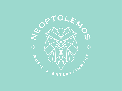Neoptolemos animal branding design flat icon illustration logo minimal music owl plain simple vector