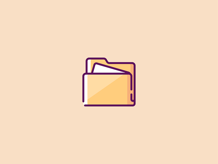 Folder Icon by Sedat Sevinc on Dribbble