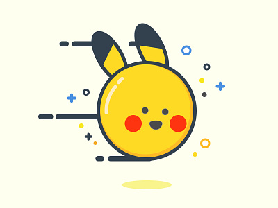 Pokemon adobe art character flat icon illustration illustrator line icon pokemon pokemon go simple