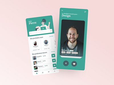 Titch app : Find your teacher app design design design challenge figma match mobile design swipe teacher tutor ui challenge ui design ux design