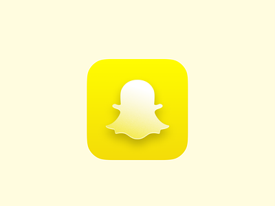 Snapchat app icon - Daily UI 005 app app icon apple big sur concept daily ui design figma snapchat ui ui design