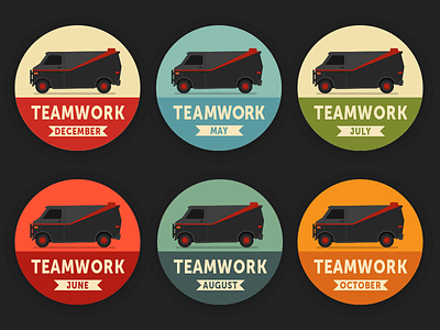 A Teamwork friends illustration mobile