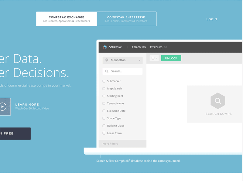 Landing Page Concept A/B Testing By Mikhail For CompStak On Dribbble