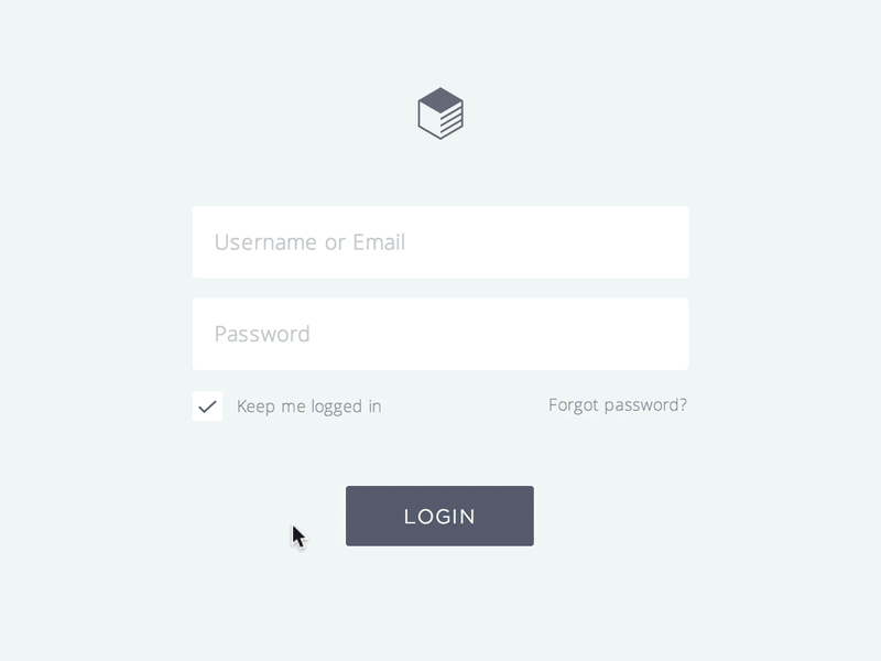 Login backbone comps login svg transition ui ux velocity